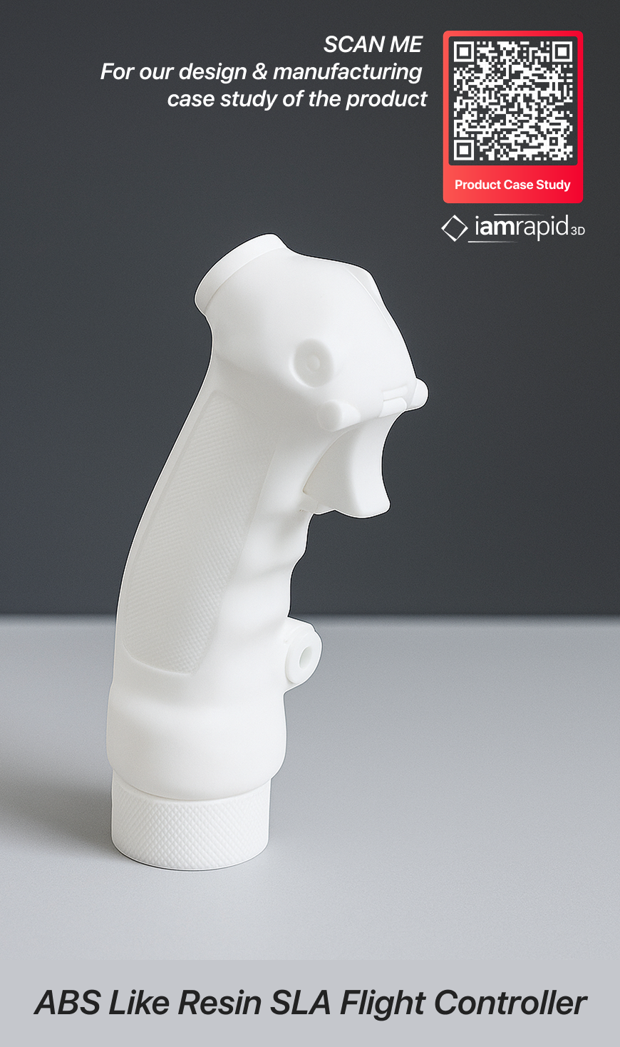 ABS-Like Resin SLA 3D printed flight controller enclosure